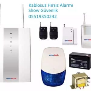 wisetech kablosuz alarm sistemi